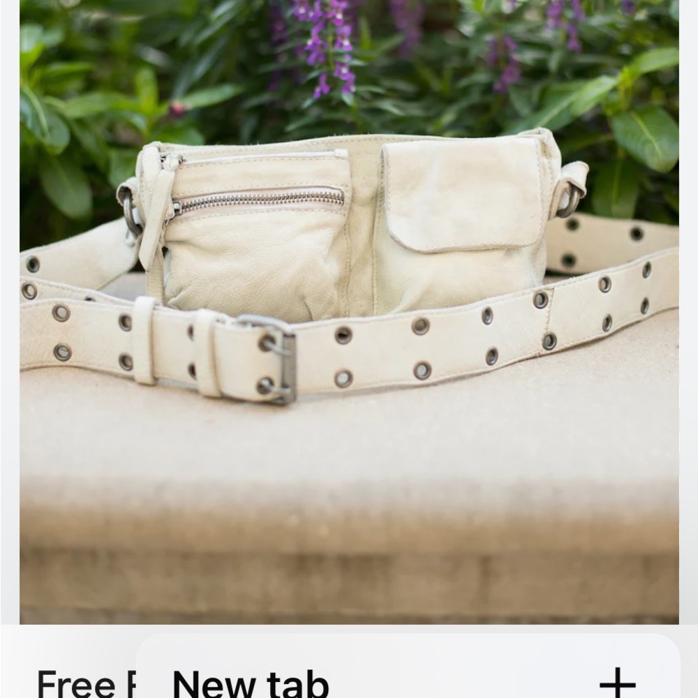 Free people wade leather sling